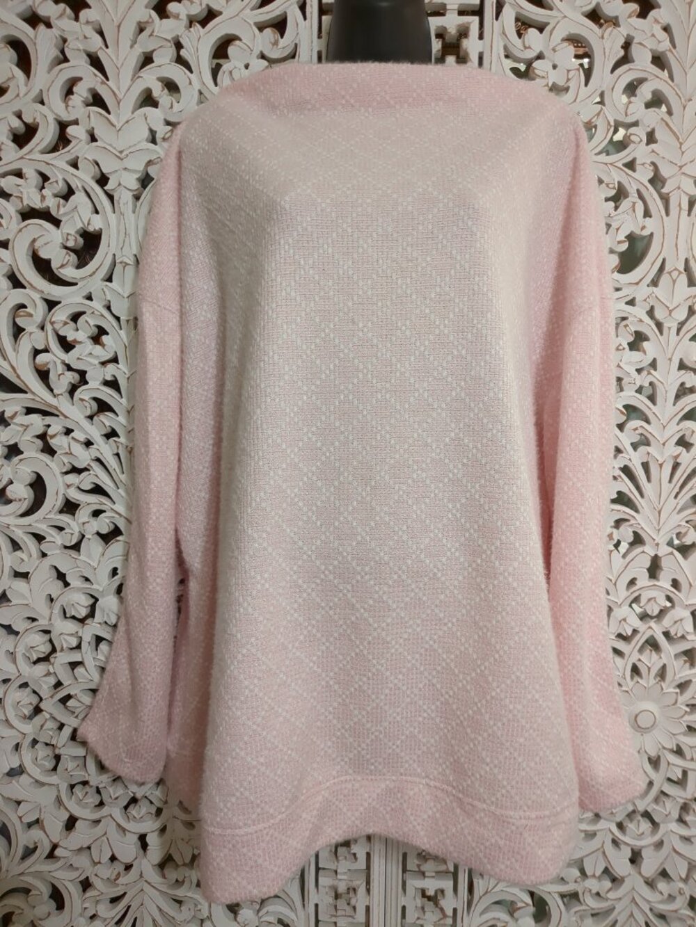 Vintage 🌸🌷🐇🌷🌸 Size 22 / 24 Long Sleeve Diamond Pattern Sweater